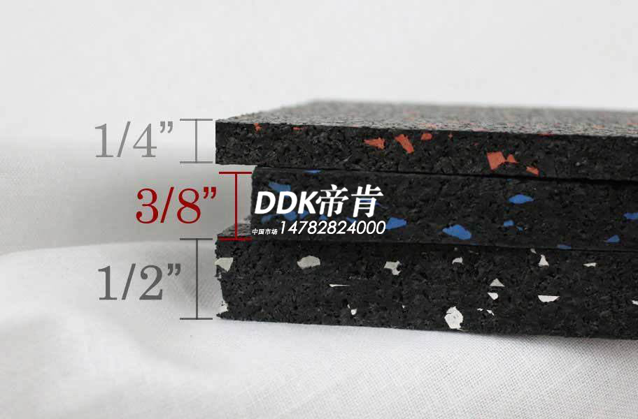 彩色EPDM原生橡膠8mm-15mm重型橡膠卷健身房地膠